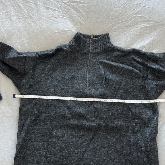 Quarter Zip Wool Sweater - Picture 7 of 7